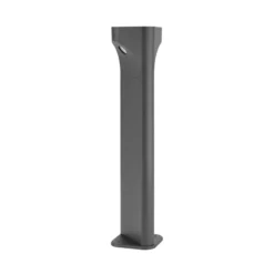 Bolardo luminoso LED E356, color grafito, aluminio, altura 50 cm
