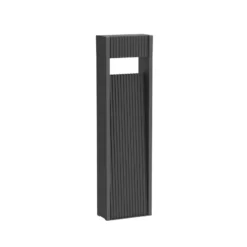 Bolardo luminoso LED E368, color grafito, aluminio, altura 60 cm