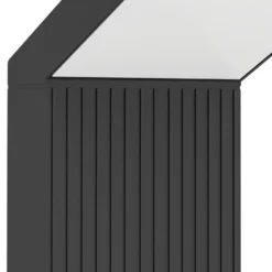 Bolardo luminoso LED EGLO GROTTAZZOLINA, negro, altura 80 cm, IP65