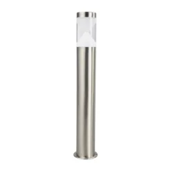 Bolardo luminoso LED Fabrizio de Lindby, altura 56 cm, acero inoxidable