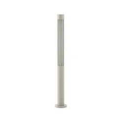 Bolardo luminoso LED Fjorya de Lindby, altura 60 cm, gris piedra, IP65
