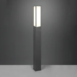 Bolardo luminoso LED Fuerte, antracita, aluminio, IP54