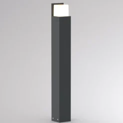 Bolardo luminoso LED FYNN-C, altura 85 cm, color antracita, CCT IP65,