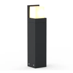 Bolardo luminoso LED FYNN-C, altura 45 cm, color antracita, CCT IP65,
