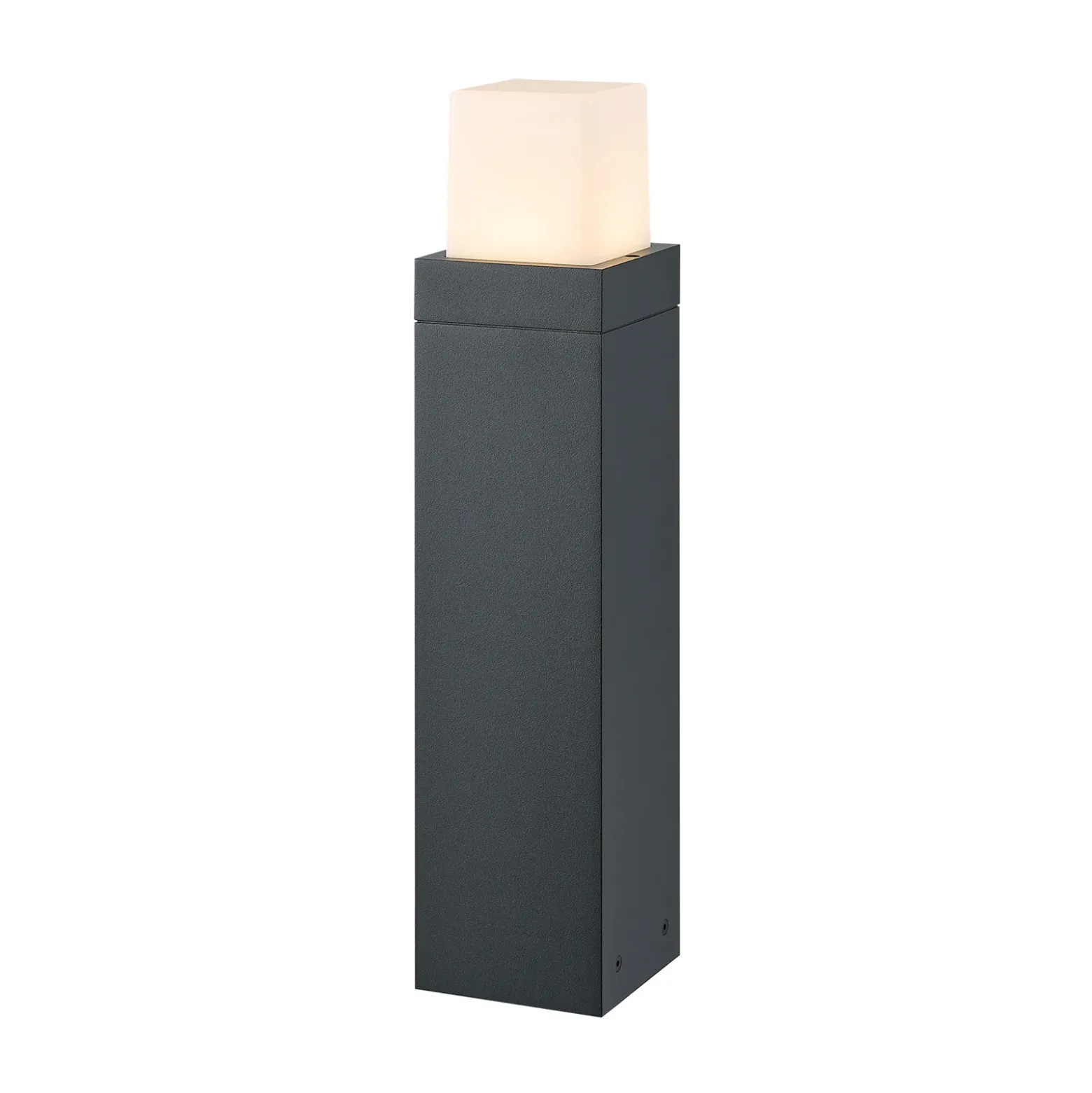 Bolardo luminoso LED FYNN-O, altura 45 cm, color antracita, CCT IP65,