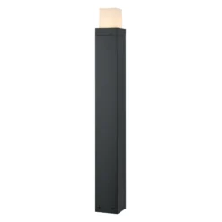 Bolardo luminoso LED FYNN-O, altura 85 cm, color antracita, CCT IP65,
