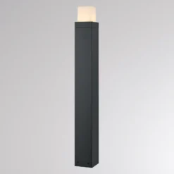 Bolardo luminoso LED FYNN-O, altura 85 cm, color antracita, CCT IP65,