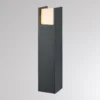 Bolardo luminoso LED FYNN-U, altura 45 cm, color antracita, CCT IP65,