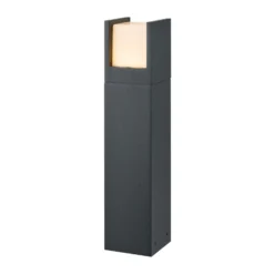 Bolardo luminoso LED FYNN-U, altura 45 cm, color antracita, CCT IP65,