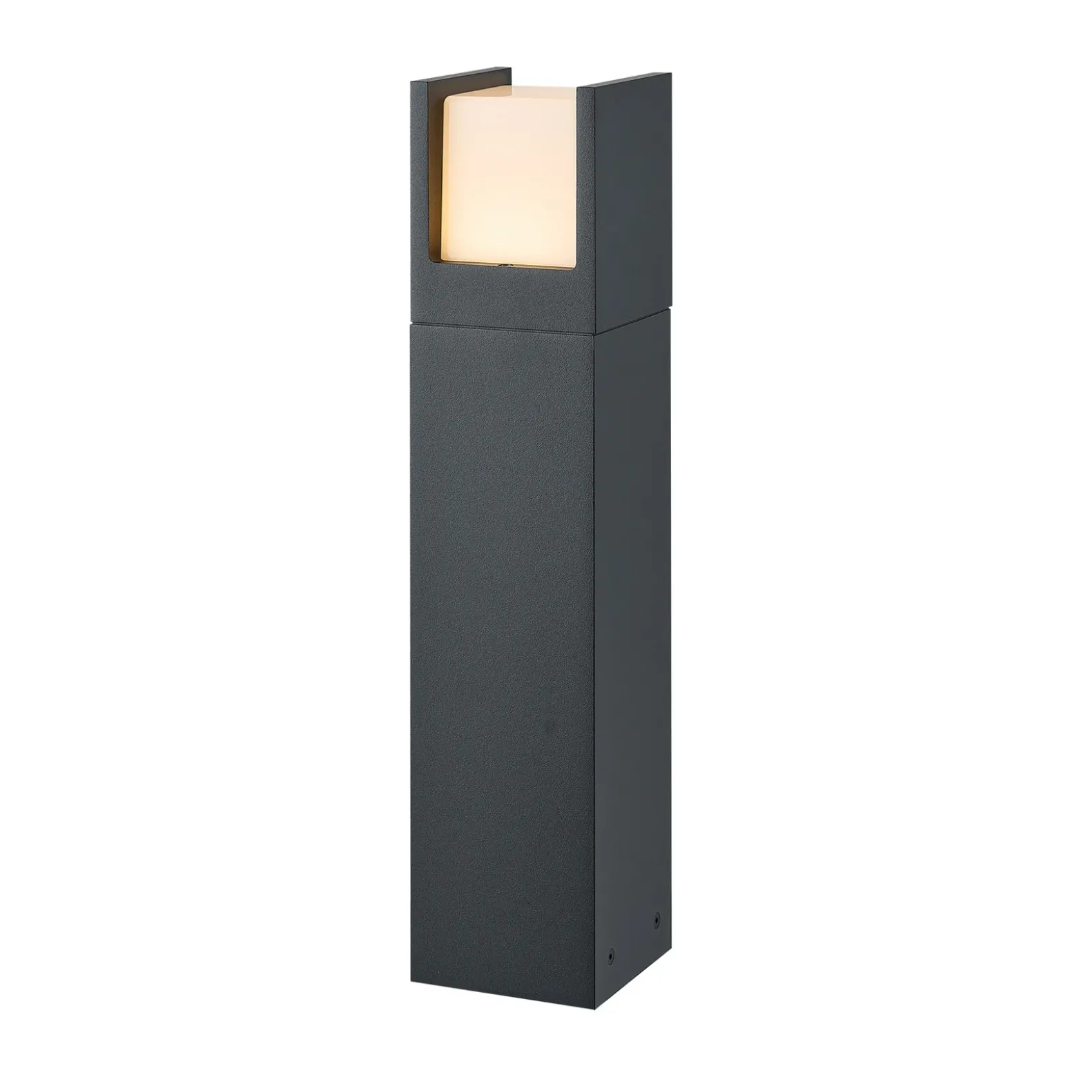 Bolardo luminoso LED FYNN-U, altura 45 cm, color antracita, CCT IP65,