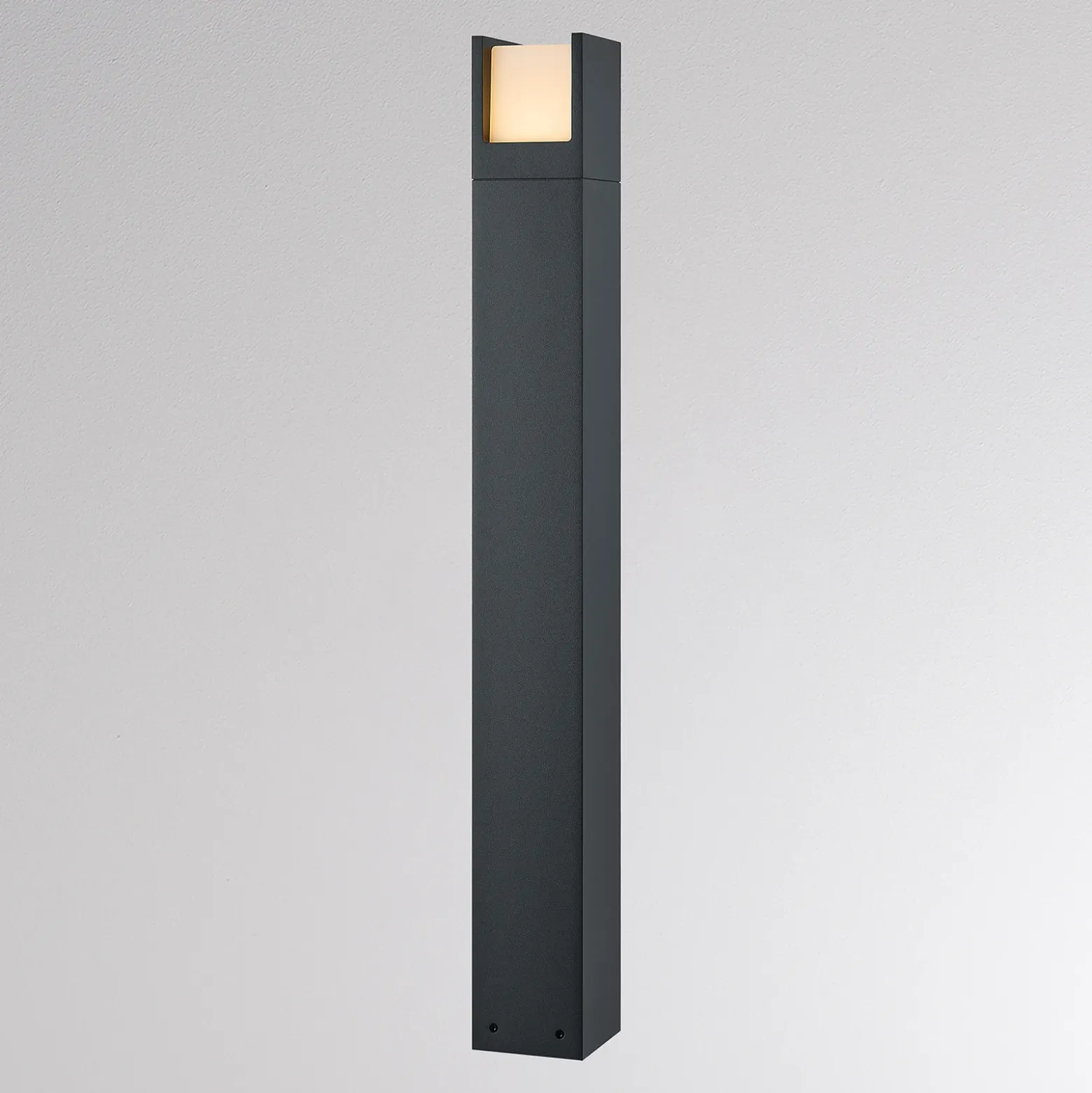 Bolardo luminoso LED FYNN-U, altura 85 cm, color antracita, CCT IP65,
