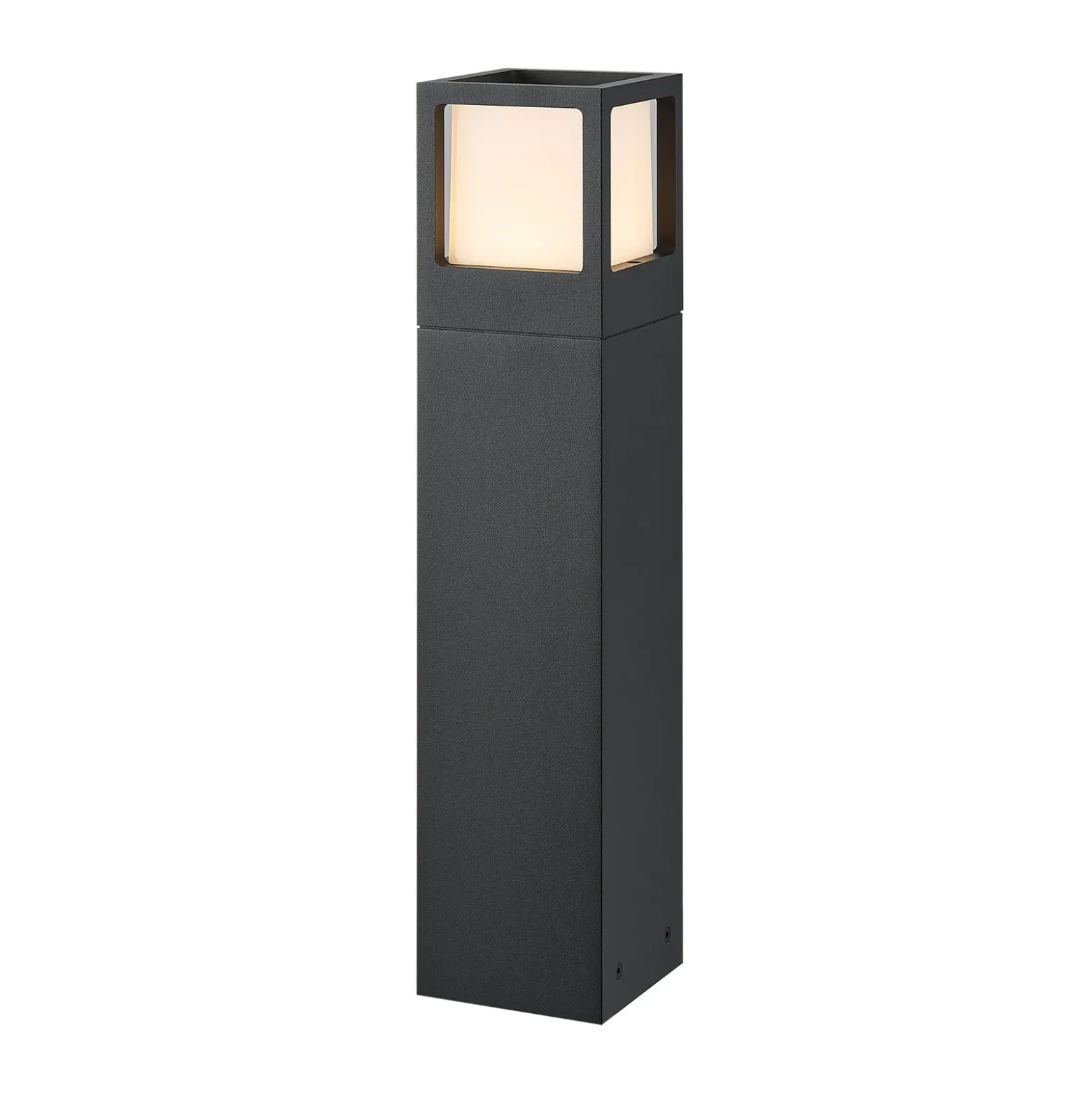 Bolardo luminoso LED FYNN-X, altura 45 cm, color antracita, CCT IP65,