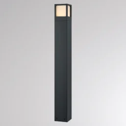 Bolardo luminoso LED FYNN-X, altura 85 cm, color antracita, CCT IP65,