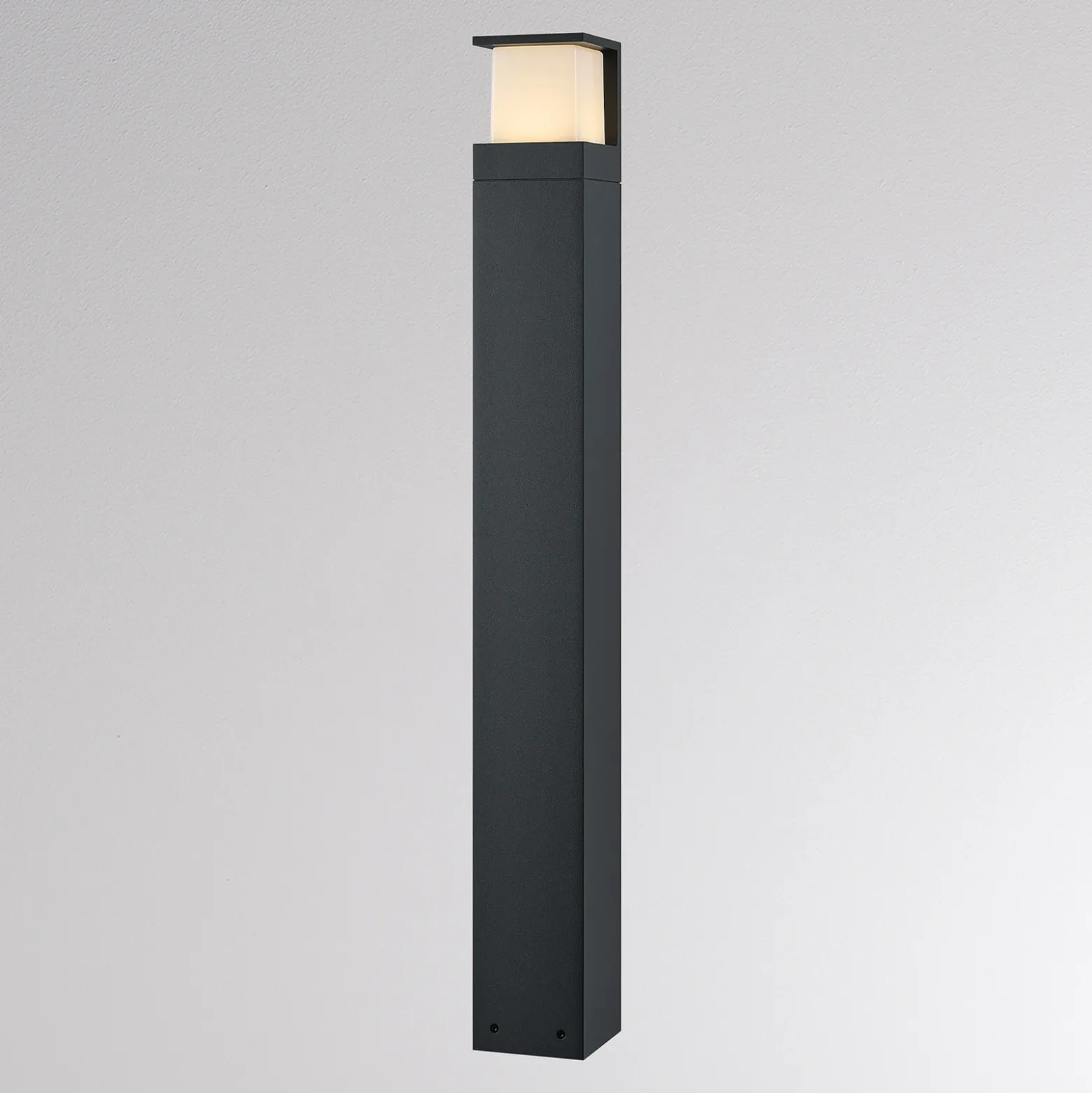 Bolardo luminoso LED FYNN-Y, altura 85 cm, color antracita, CCT IP65,