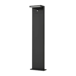 Bolardo luminoso LED Iberion de Arcchio, 90 cm, antracita, sensor