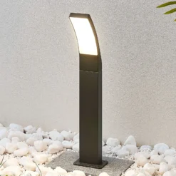 Bolardo luminoso LED Ilvita de Lindby, 60 cm, antracita, metal, IP54