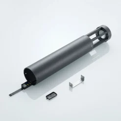 Bolardo luminoso LED Jordis en gris oscuro