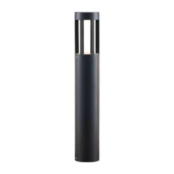 Bolardo luminoso LED Jordis en gris oscuro