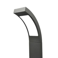 Bolardo luminoso LED Juvia de Lucande, 60 cm, antracita, IP54