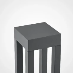 Bolardo luminoso LED Lienna de Arcchio, 90 cm, gris, metal, IP65