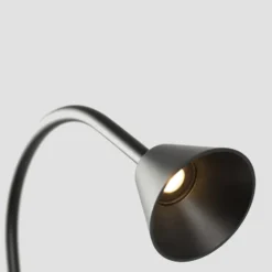 Bolardo luminoso LED Lily, altura 65 cm, negro, acero inoxidable, IP65