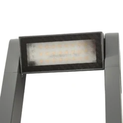 Bolardo luminoso LED Lindby Meloni, antracita, 65 cm, IP65 giratoria