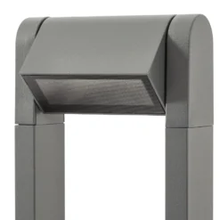 Bolardo luminoso LED Lindby Meloni, antracita, 65 cm, IP65 giratoria
