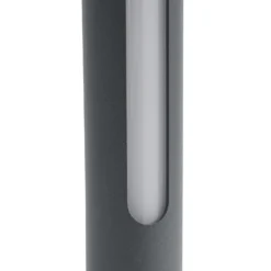 Bolardo luminoso LED Liravel de Lindby, altura 90 cm, antracita, IP65
