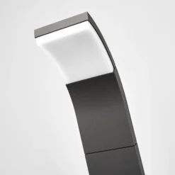 Bolardo luminoso LED Lucande Timm, 60 cm, antracita, metal, IP54