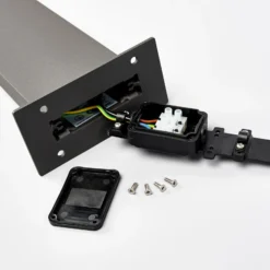 Bolardo luminoso LED Lucande Timm, 60 cm, antracita, metal, IP54