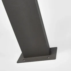 Bolardo luminoso LED Lucande Timm, 60 cm, antracita, metal, IP54