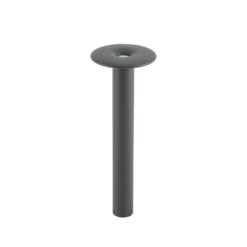 Bolardo luminoso LED Lucande Haloa, negro, altura 50 cm, IP54