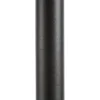 Bolardo luminoso LED Lucande Nirella, 100 cm, negro, CCT, con sensor