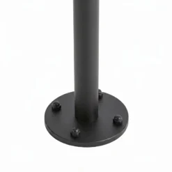 Bolardo luminoso LED Lucande Nirella, 100 cm, negro, CCT, con sensor
