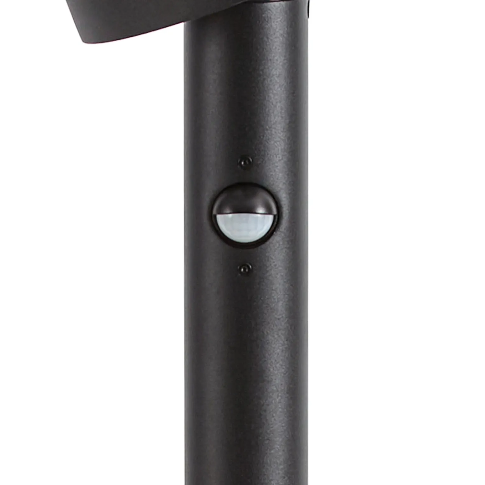 Bolardo luminoso LED Lucande Nirella, 60 cm, negro, CCT, con sensor