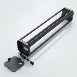 Bolardo luminoso LED Lucande Fery, antracita, metal, 80 cm, IP65