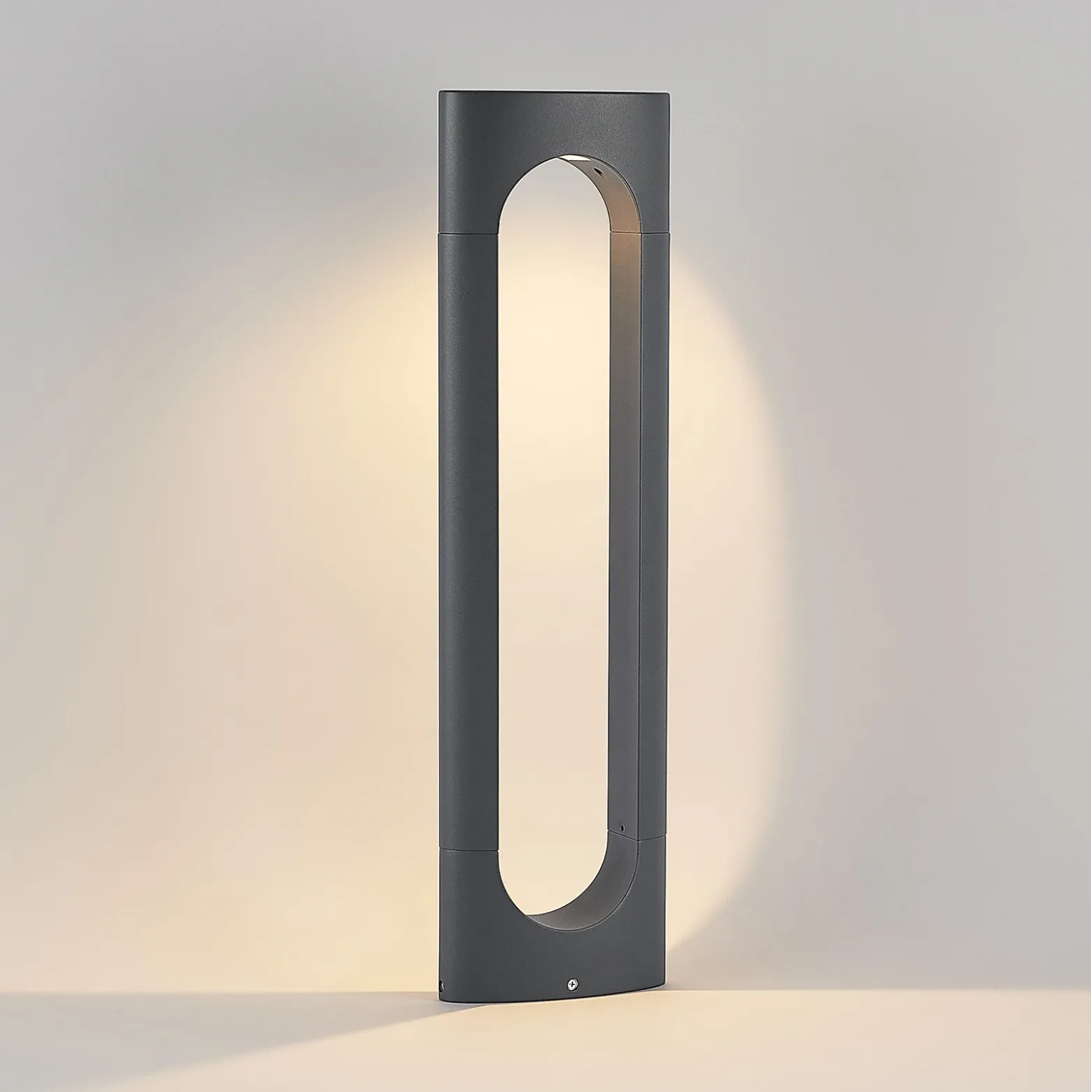 Bolardo luminoso LED Lucande Fenti, 65 cm