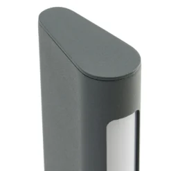 Bolardo luminoso LED Lucande Celiora, 80 cm, antracita, 3000 K