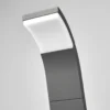 Bolardo luminoso LED Lucande Timm, 100 cm, antracita, metal, IP54