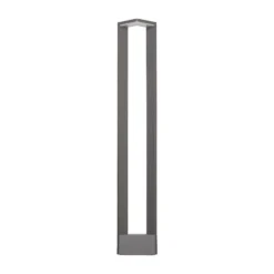 Bolardo luminoso LED Lucande Jeny, 100 cm, antracita, aluminio