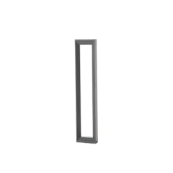 Bolardo luminoso LED Lucande Ashkan, altura 80 cm, antracita, IP65