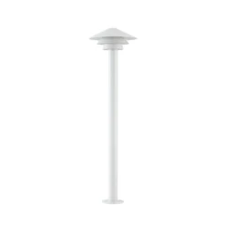 Bolardo luminoso LED Lucande Montaro, 110 cm, blanca, IP54
