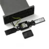 Bolardo luminoso LED Lucande Silvan, antracita, 65 cm, con sensor