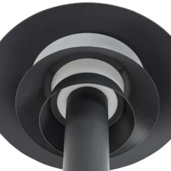 Bolardo luminoso LED Lucande Montaro, 110 cm, antracita, IP54
