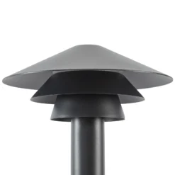 Bolardo luminoso LED Lucande Montaro, 110 cm, antracita, IP54