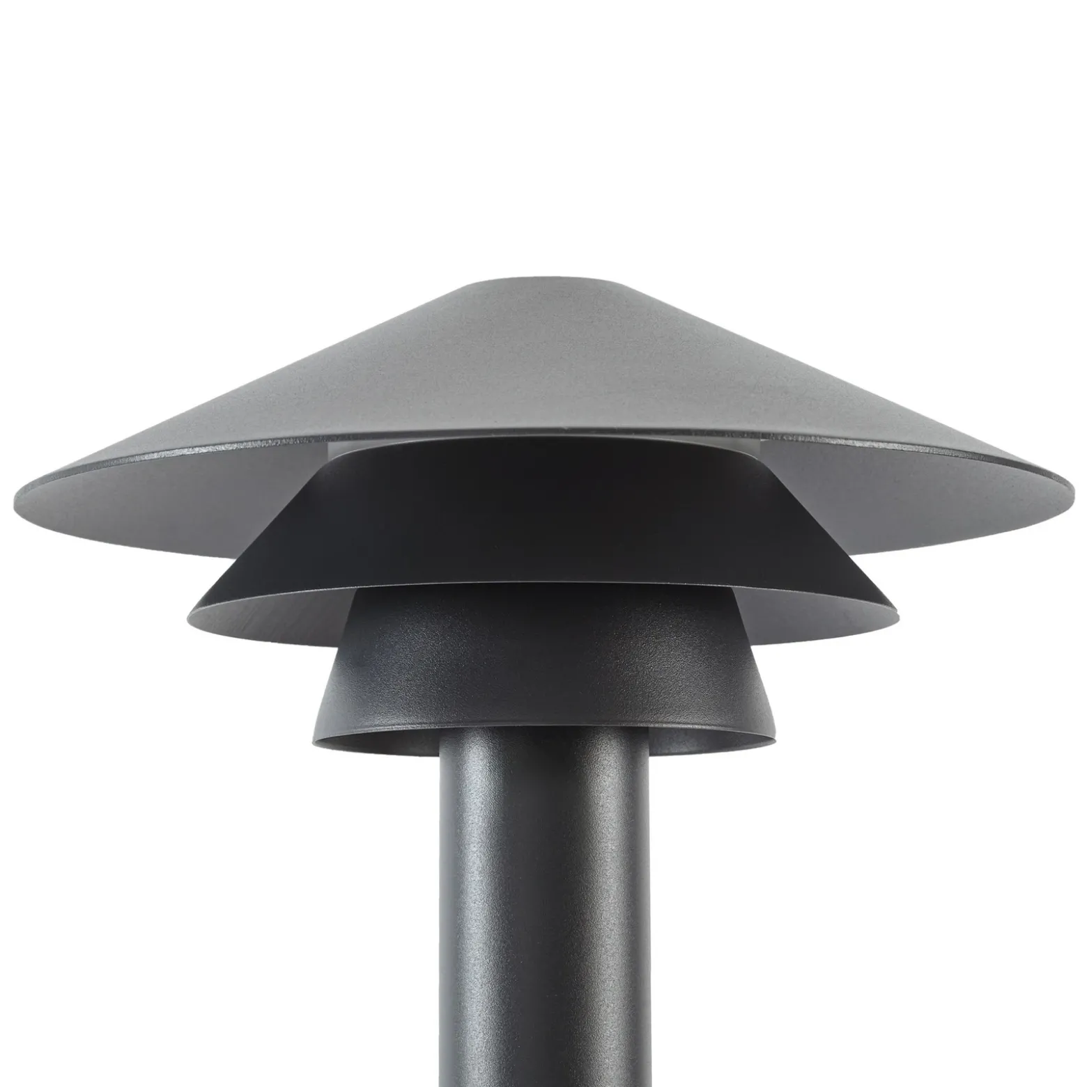 Bolardo luminoso LED Lucande Montaro, 110 cm, antracita, IP54
