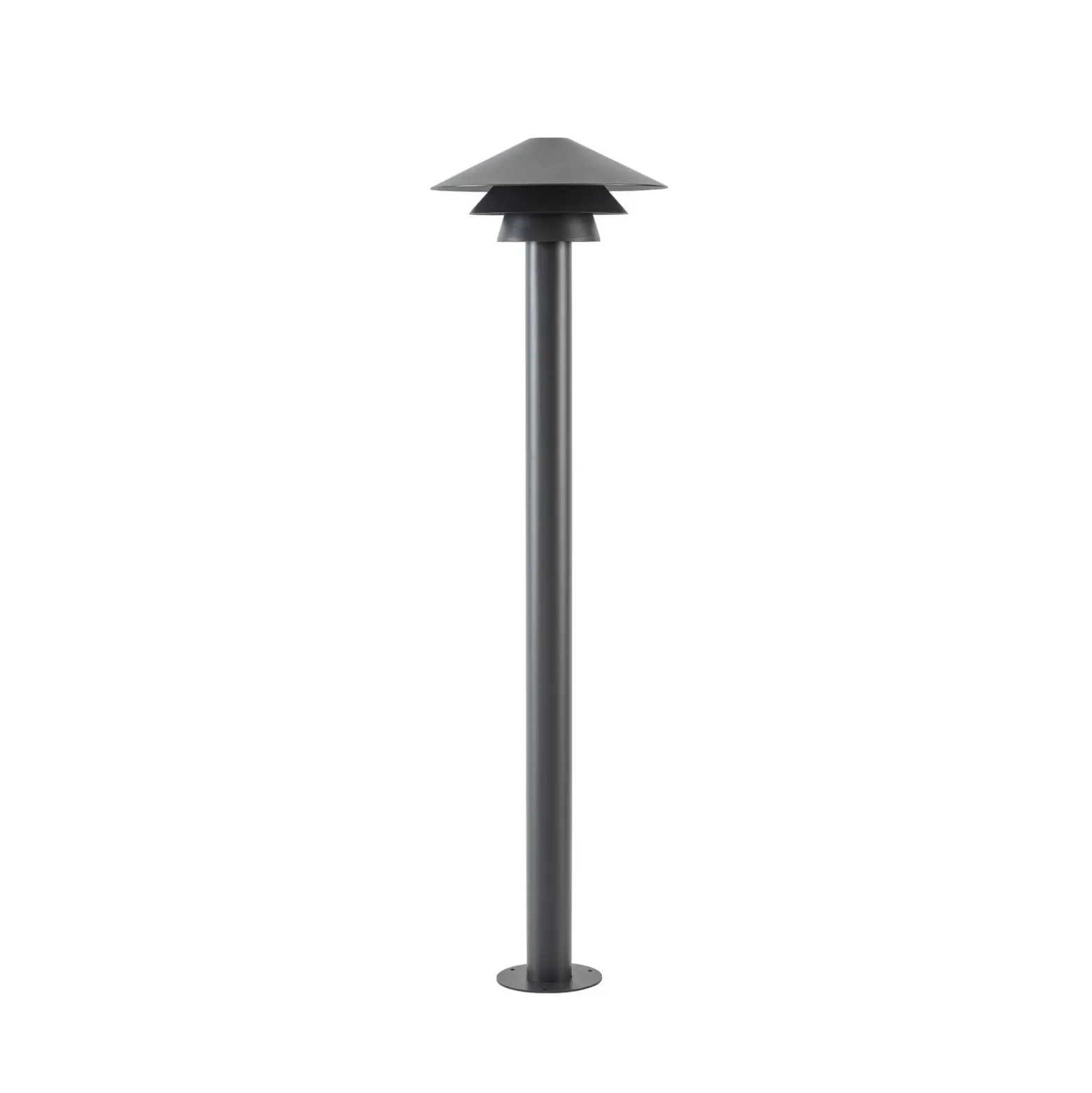 Bolardo luminoso LED Lucande Montaro, 110 cm, antracita, IP54