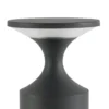 Bolardo luminoso LED Lucande Navor, altura 50 cm, negra, IP65
