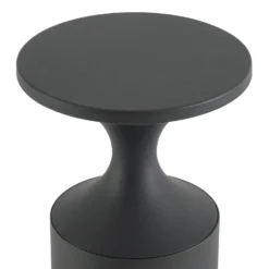 Bolardo luminoso LED Lucande Navor, altura 50 cm, negra, IP65