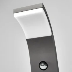 Bolardo luminoso LED Lucande Timm, sensor, 100 cm, antracita, IP54